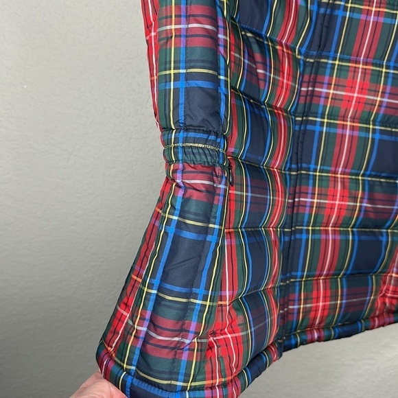 Talbots Plaid Down Filled Puffer‎ Vest Size Medium - Picture 7 of 12
